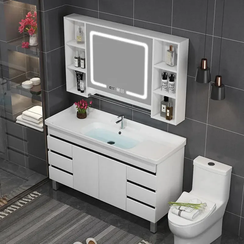 Hot sell waterproof modern bathroom furniture luxury vanity sink sets wall mounted clearance cabinets and vanities