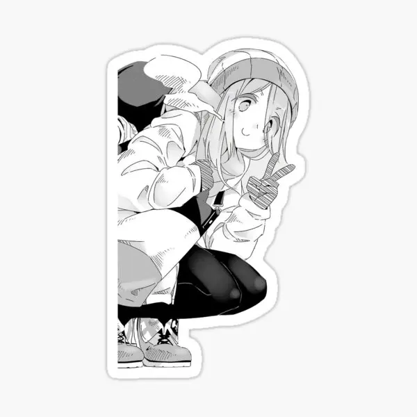 

Yuru Camp Nadeshiko 5PCS Car Stickers for Motorcycle Water Bottles Fridge Home Wall Stickers Funny Laptop Window Background