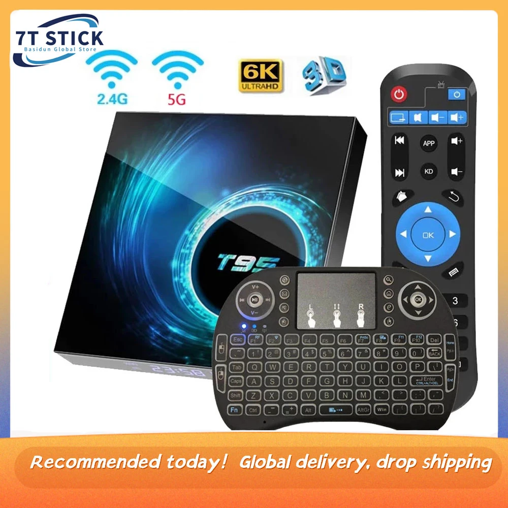 Lemado Smart Tv Box Android 10 T95 T95 Android Tv Box Firmware Tv
