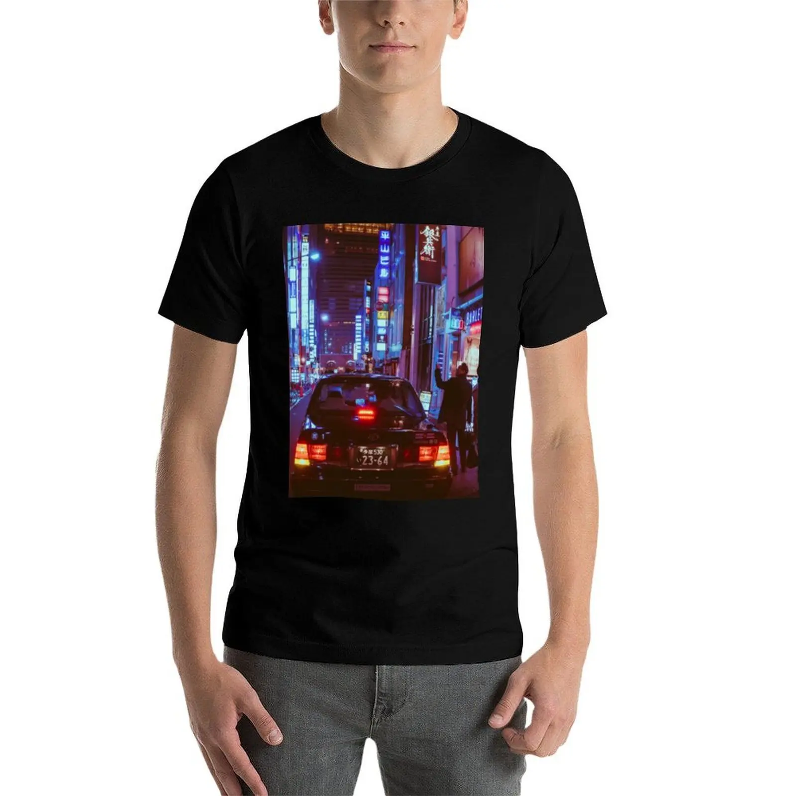 Tokyo Nights Anti-Fade Casual T-Shirt