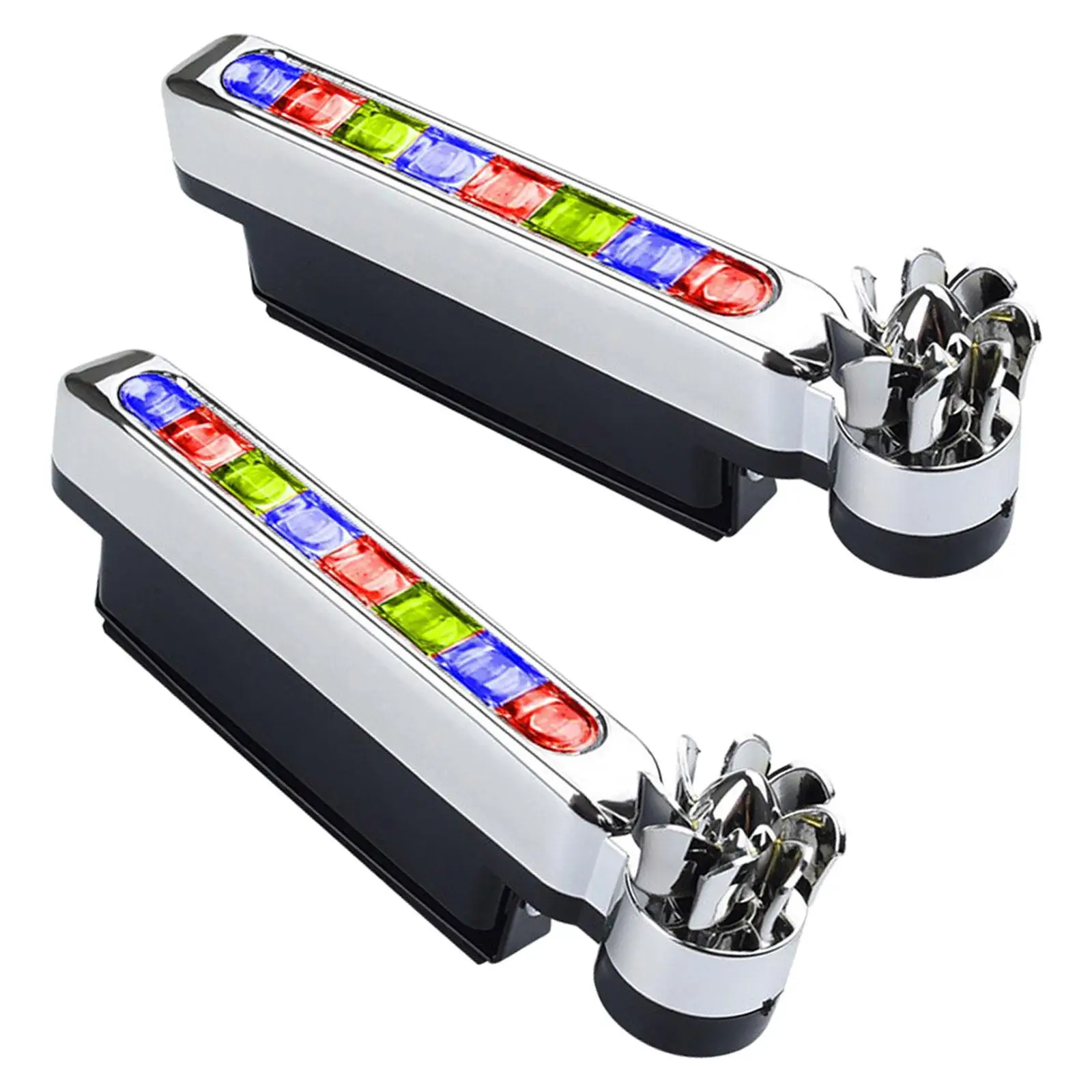 

2 Pieces Car LED Wind Powered Vehicle Lights Exterior Lamp Easy to Install Wind Daytime Running Light for Bicycle Vehicle