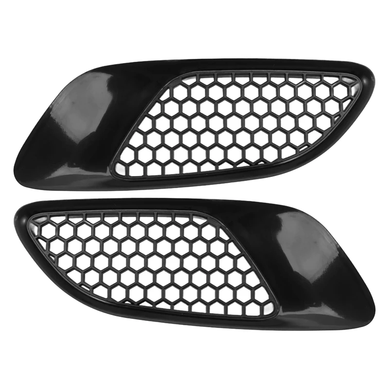 2PCS Air Vent For Real M3 Model Car Front Air Scoop Bonnet Vent Hood Louvers For-BMW E90 E91 E92 E93 M3 ABS