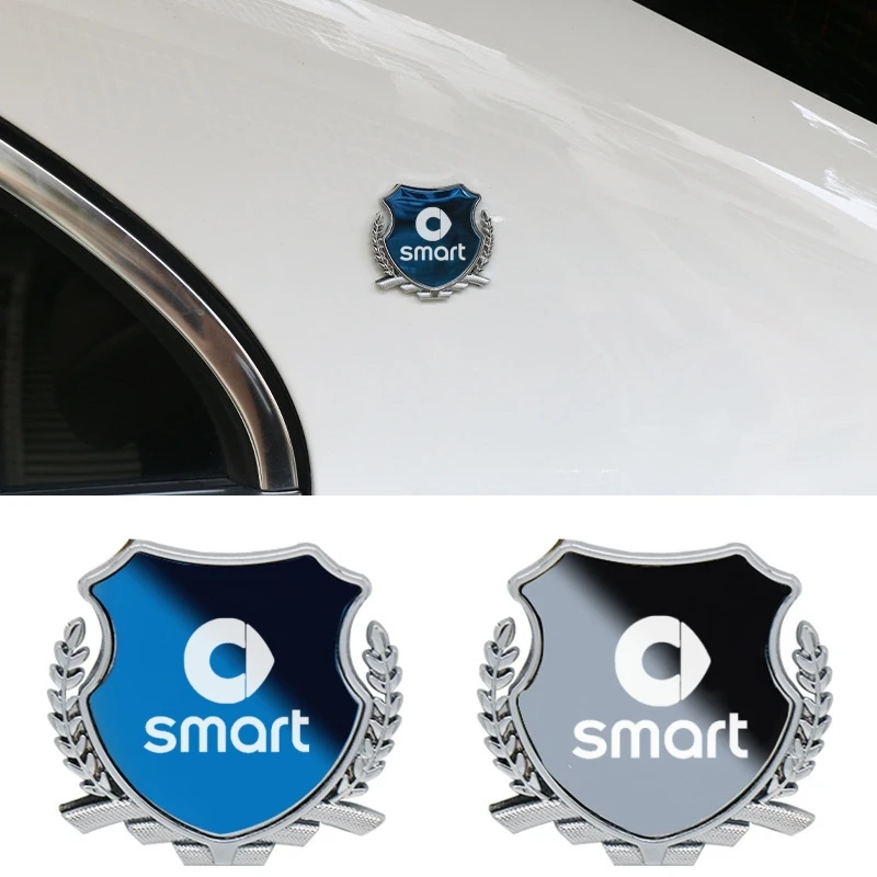 

Metal Car Trunk Window Side Emblem Badge Decal Sticker For Smart Fortwo 451 45 453 Forfour EQ Cabrio Accessories