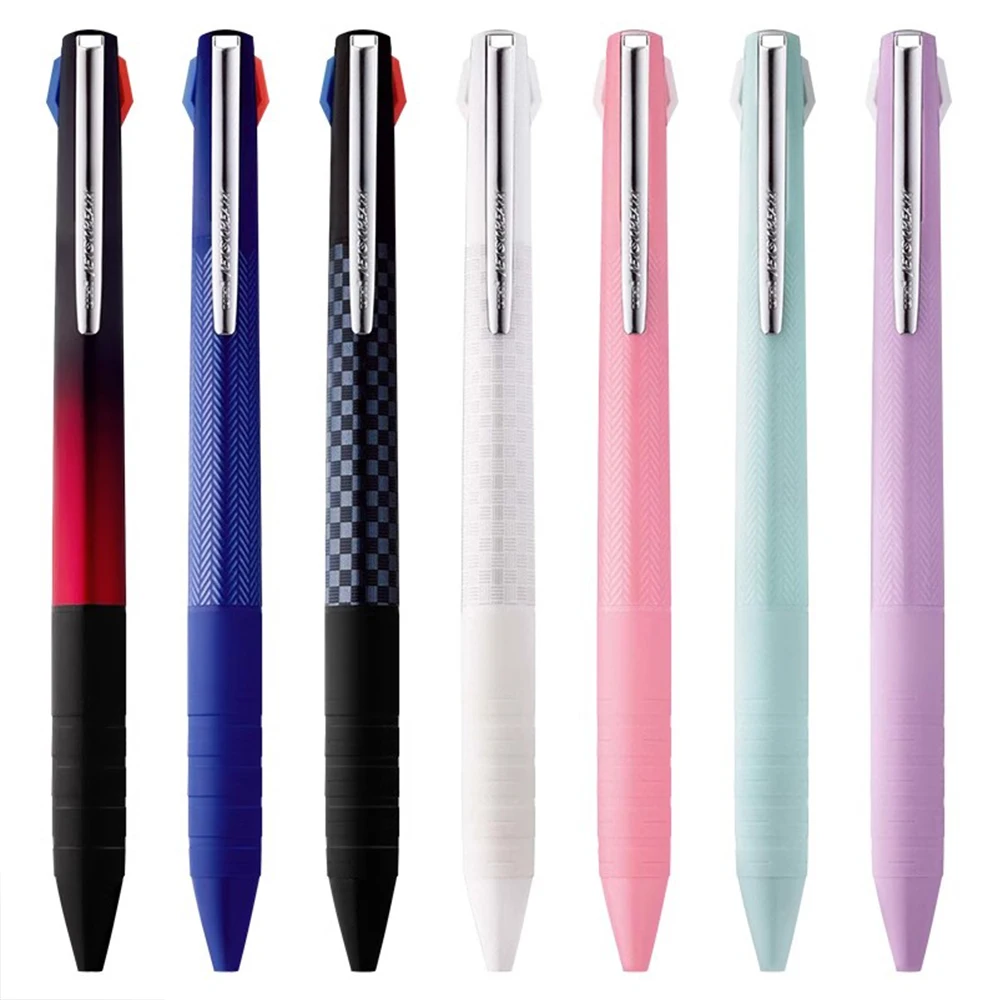 Japanese Stationery UNI JETSTREAM Three-color Ballpoint Pen SXE3-JSS Super Smooth Gel Pen Multifunctional Office Supplies