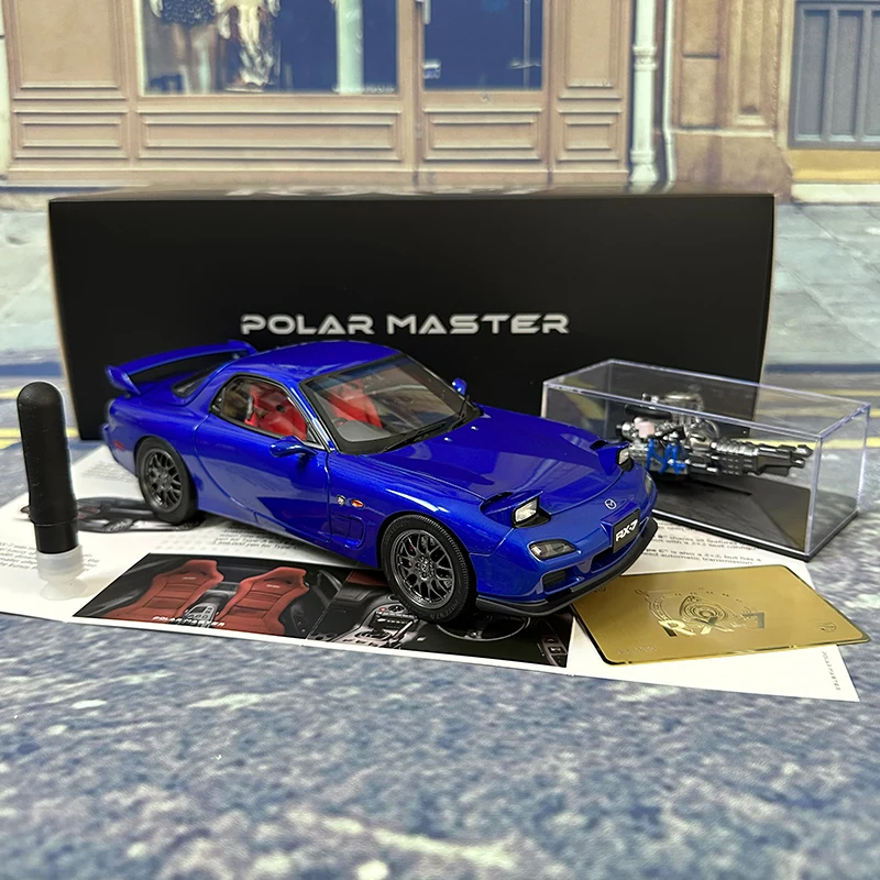 Polar meister 1:18 Mazda RX7 Spirit R Legierung Modell auto Modell 