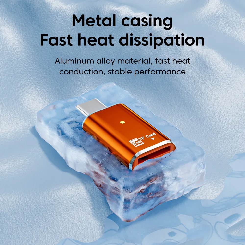 Type C Card Reader Adapter Micro SD TF Card Reader USB-C Memory Card Adapter Data Transmission up to 2TB For iPhone 15 16 Pro PC BEST SELLERS