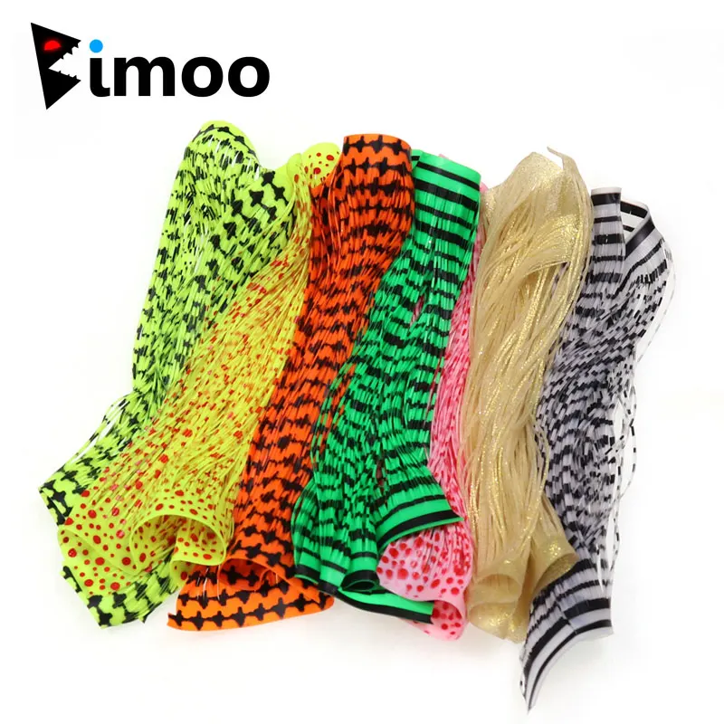 Bimoo Grizzly Closed Rubber Flutter Gambe In Silicone Per Legare Streamer Nymph Fly Rubber Jigs Spinner Buzzbait Lure Gonne In Silicone