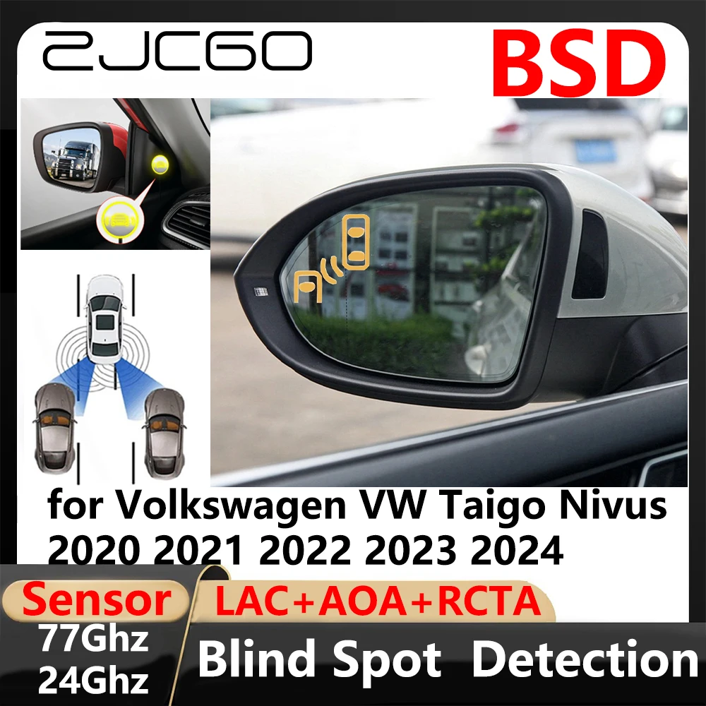 BSD Blind Spot Detection Lane Change Assisted Parking Driving Warnin for Volkswagen VW Taigo Nivus