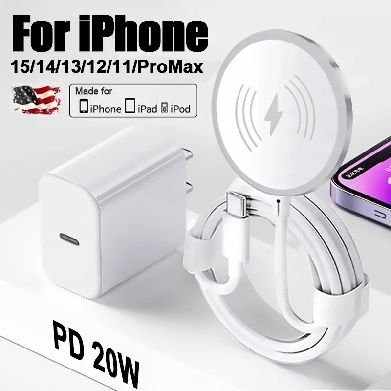 Cargador iPhone Original Usb Tipo C Apple 20w Carga Rapida 12/13/14/15 Pro  Max