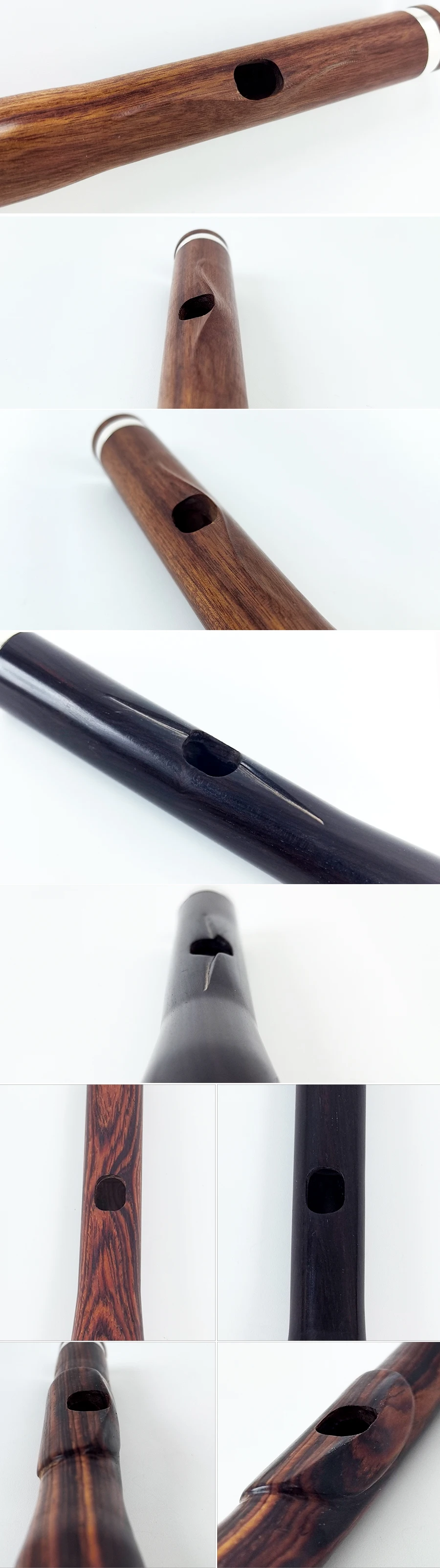 Piccolo Mundstück Mopane Ebenholz Cocobolo Holzzubehör – Detail 2