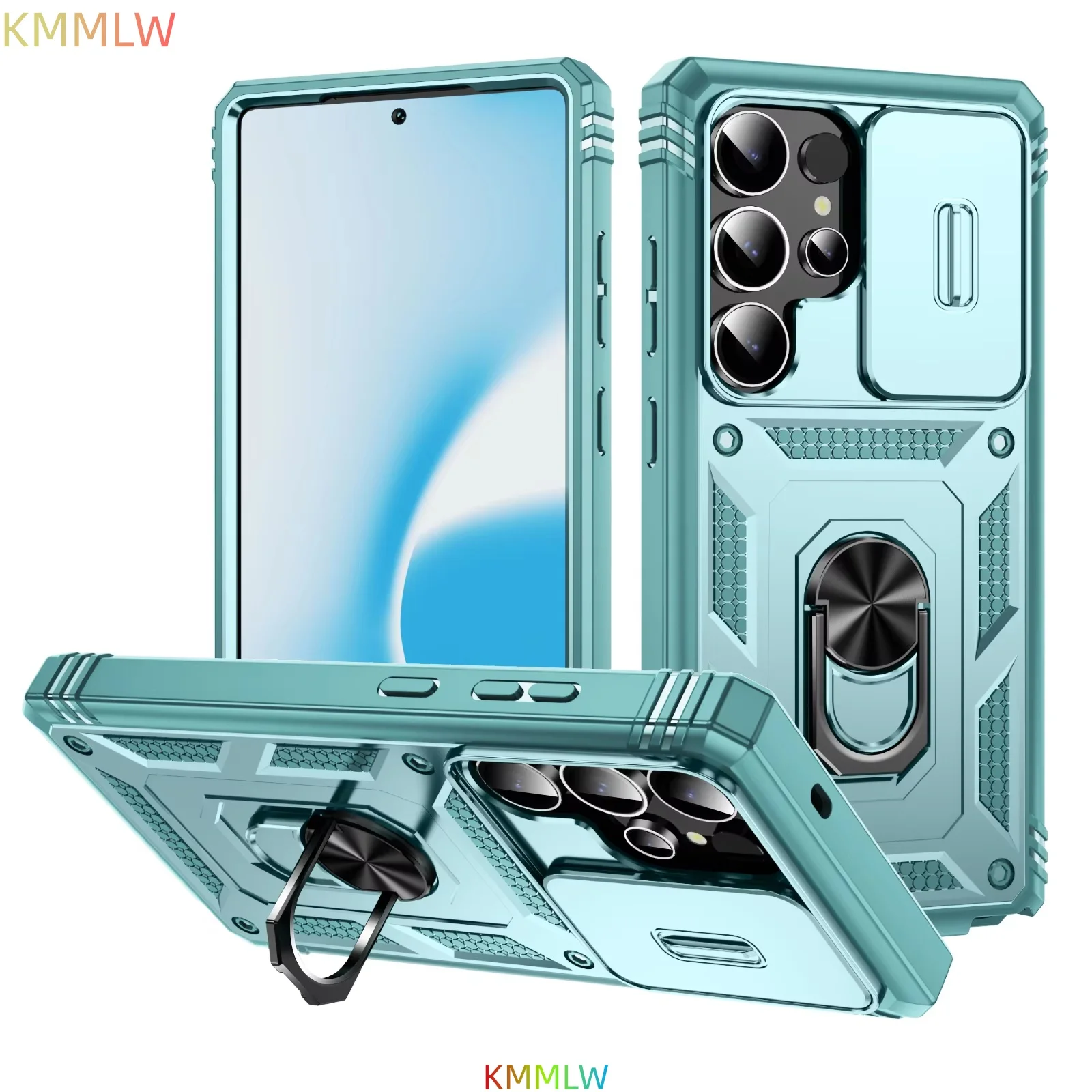 Camera Slide Armor Protection Case with 360° Rotating Cover