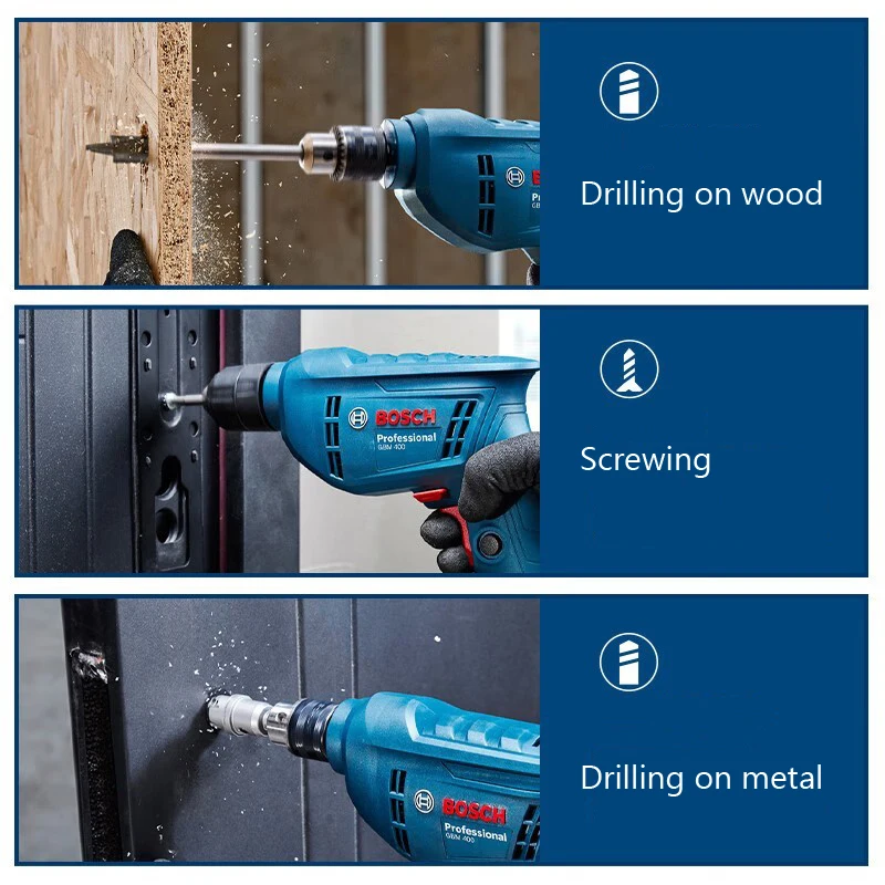 HOT Drill Kit Bosch Gsb 10 Re Professional Impact Drill Bosch Gsb