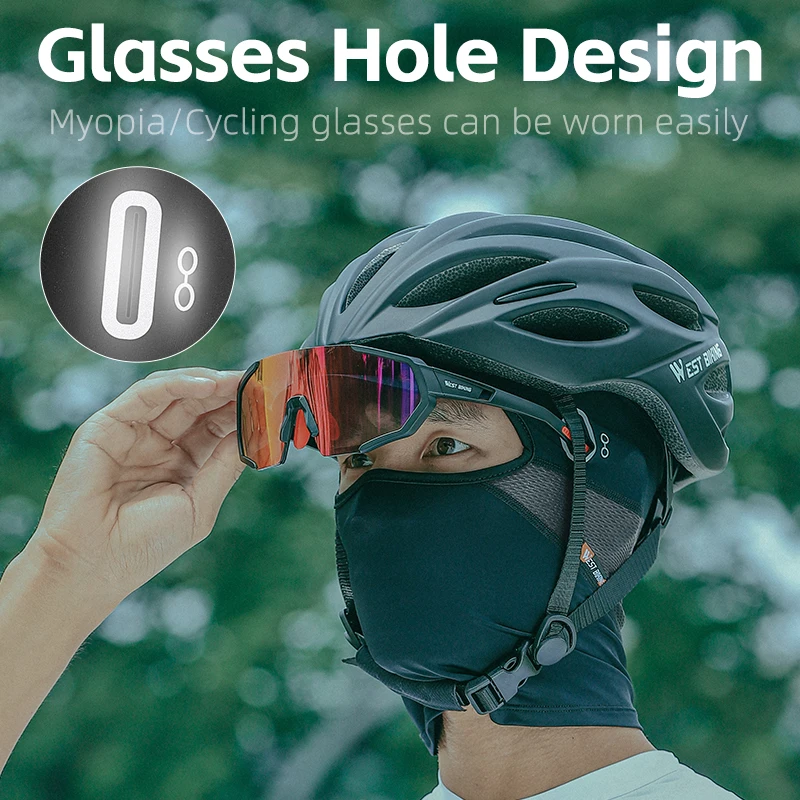 WEST BIKING 여름 사이클링 캡(챙 포함) 수분 흡수 오픈탑 선햇 짧은 바라클라바 마스크 UV 보호 스포츠 장비