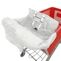 Printed Baby Shopping Cart Cushion Soft Cotton Comfortable and Portable Easy to Install Full Protection 2