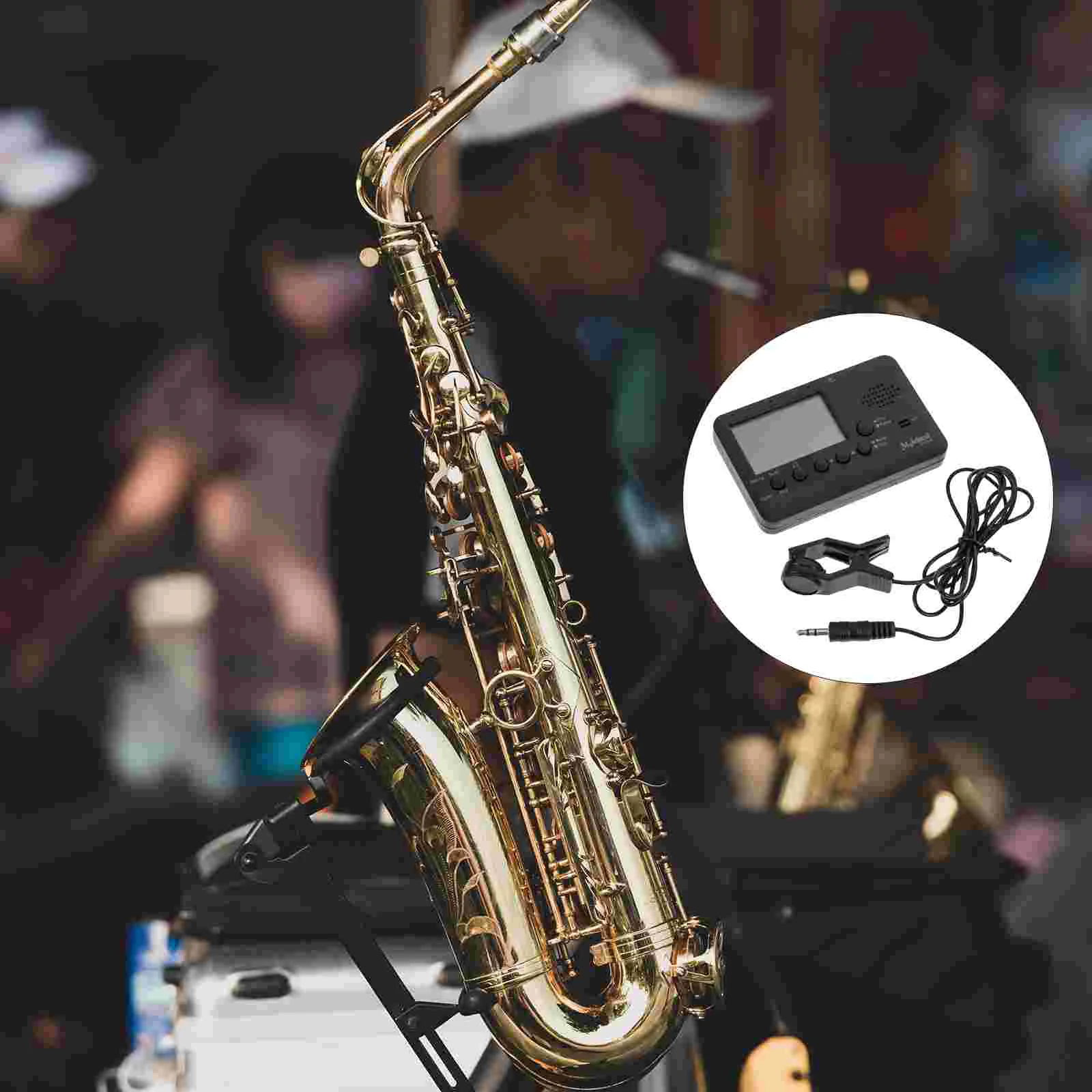 Wind Instruments Tuner Electronic Metronome Clarinet Saxophone Flute Tuba Trumpet Tuning Tuner Clarinet Tone adjuster Instrument