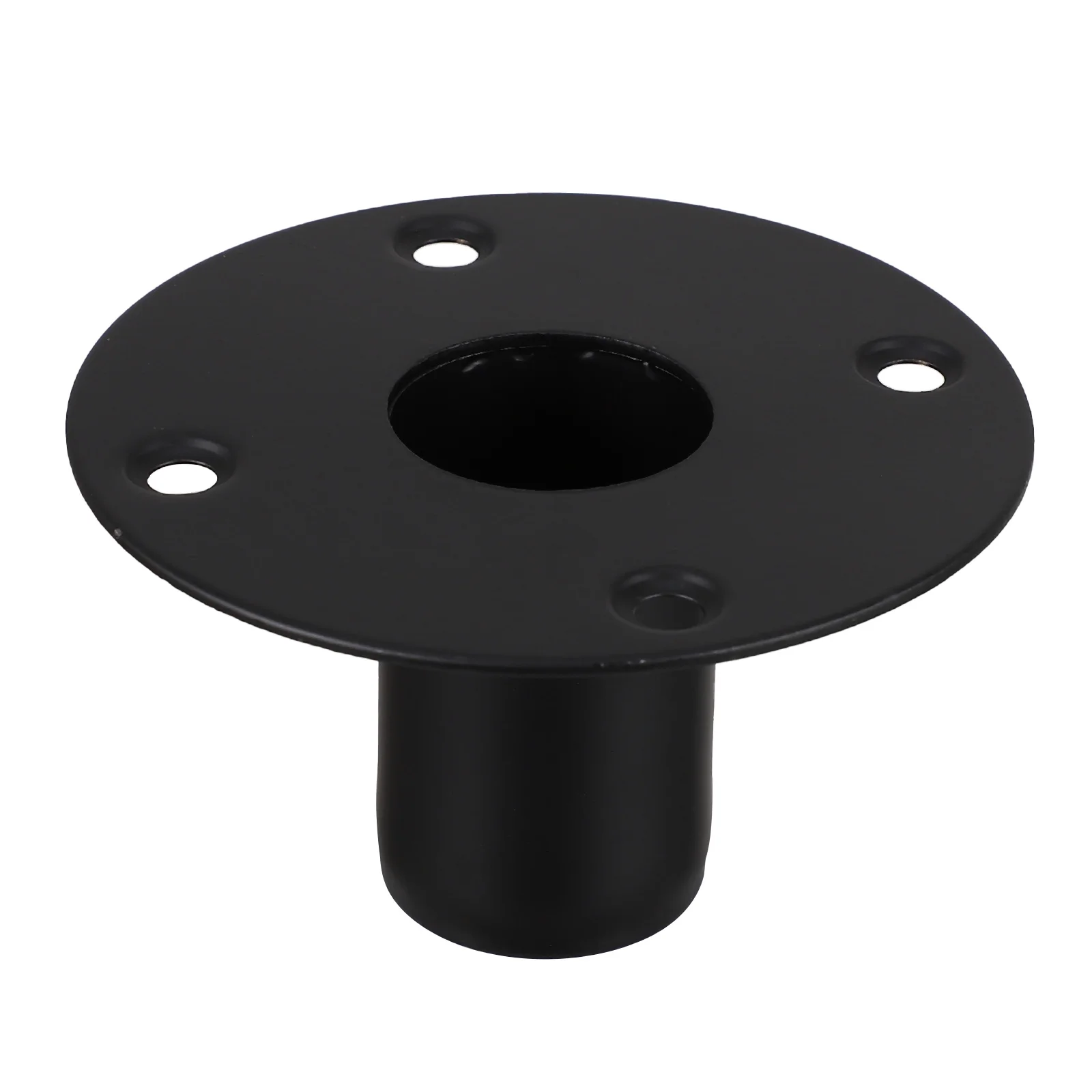 

Speaker Iron Bottom Cabinet Pole Mount Bracket Holder Stand Metal Base Sound Bar