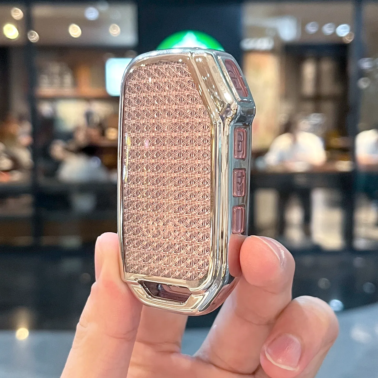 Premium Crystal TPU Car Key Cover Case