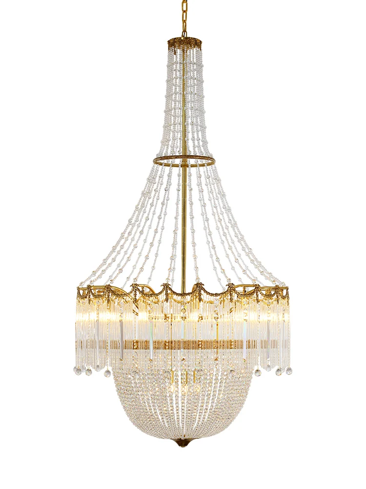 Рисунок 5 - Длинная люстра из меди в европейском стиле