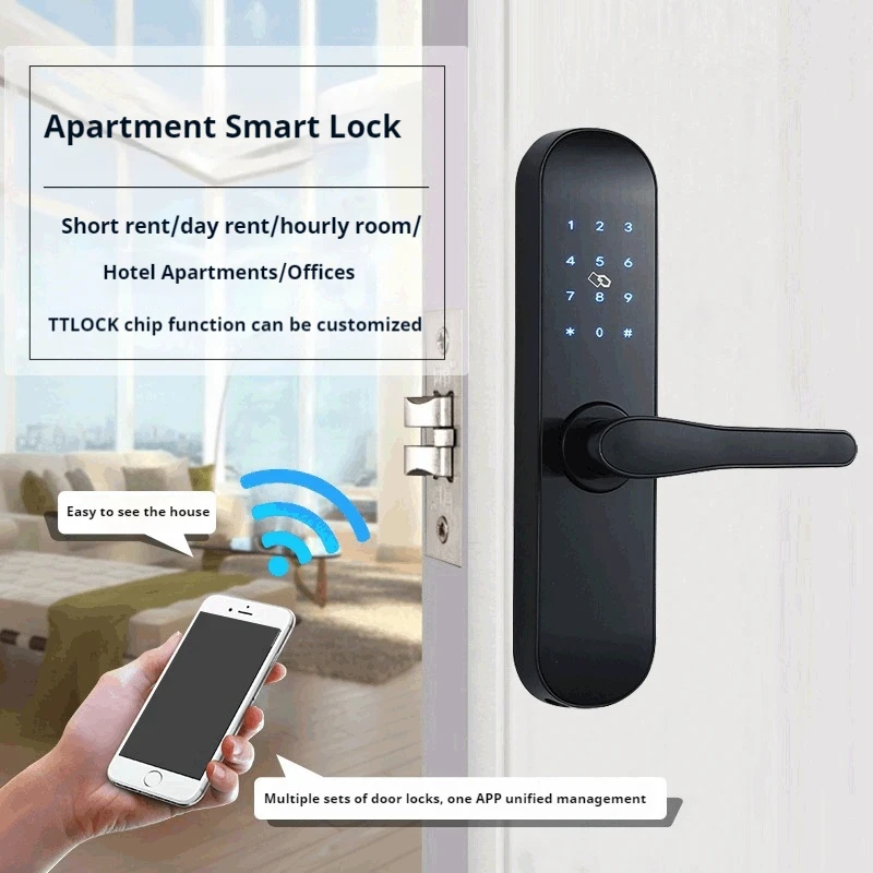 

YBIN S016M Electronic Door Lock Bluetooth WIFI Smart Lock Digital Code Keypad
