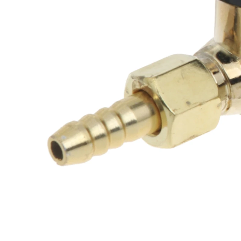 Gas Regulator Gauge 1/4PT Thread Argon/CO2 Mig Tig-Flow Meter Welding Accessory for Welding Machine Durable flow meter