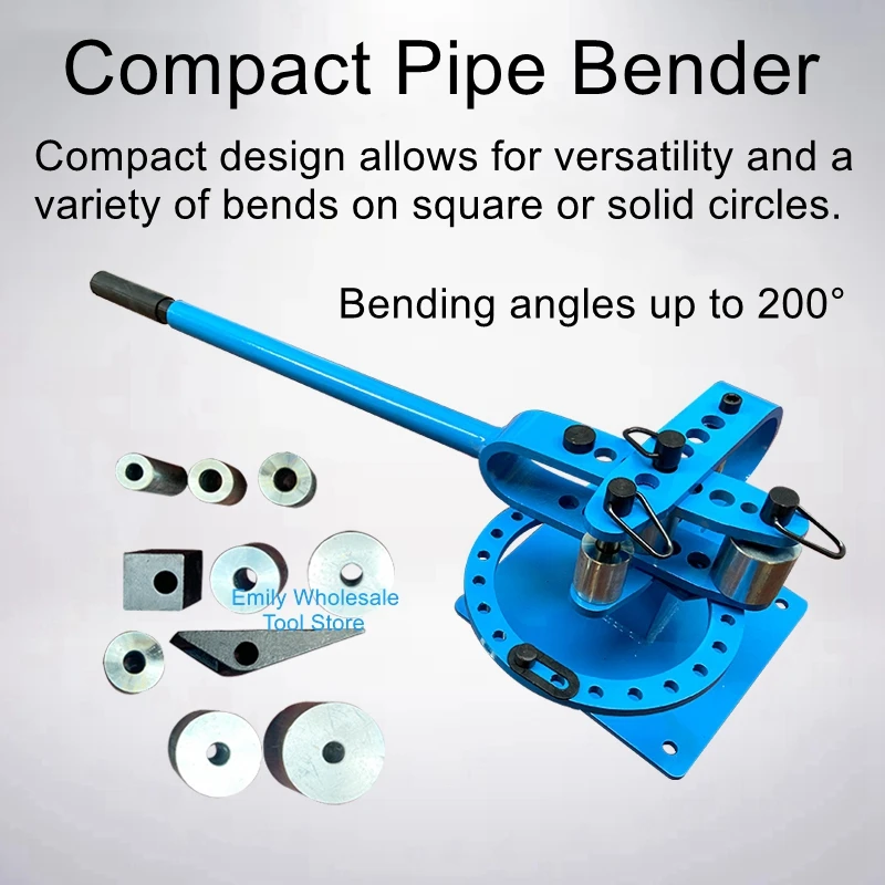

Compact industrial pipe bender YP-9 portable manual bending machine standard with mold