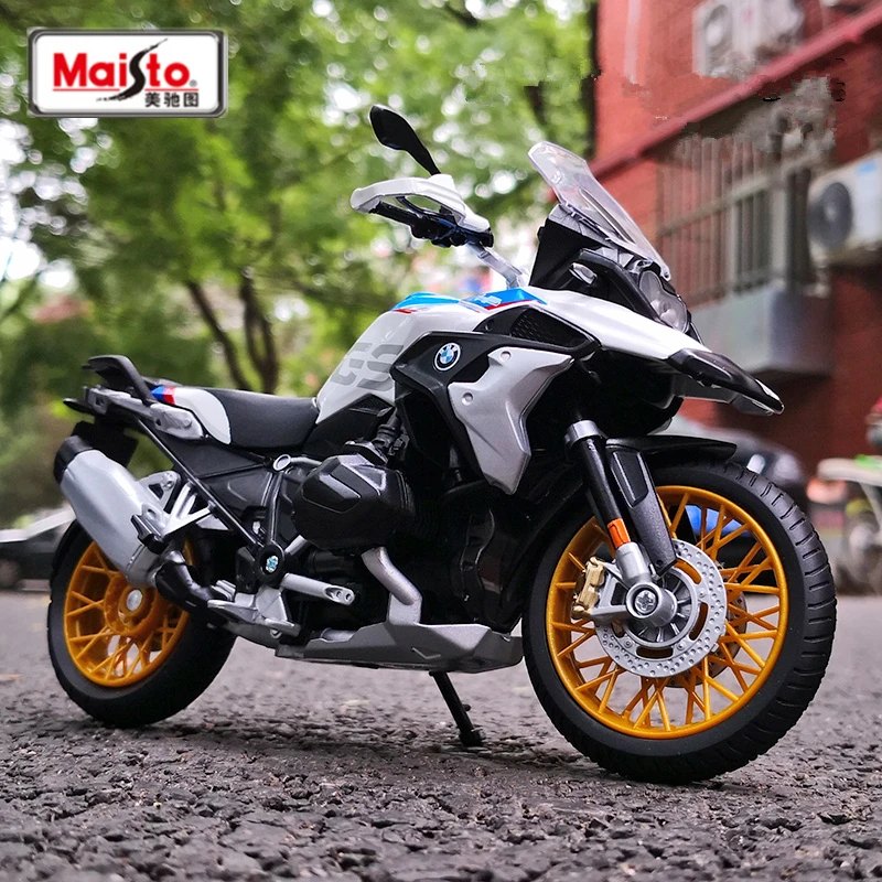 

Гоночная модель мотоцикла Maisto 1:12 BMW R1250GS Silvardo из сплава, модель литая уличная модель мотоцикла, коллекция, подарки для детей