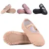 Soft Ballet Shoes Easy To Care PU Leather Size 32-40 Yoga Shoes Full Sole Wear Resistant Women's Ballet Slipper Girls 1