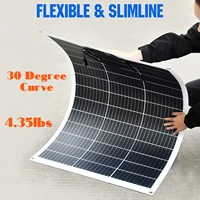 Panneaux solaires 18V 125W 250W 375W 500W, panneau solaire Flexible Mono, cellule solaire pour chargeur de batterie 12V/24V, Kits domestiques 1000W, bateau RV 1