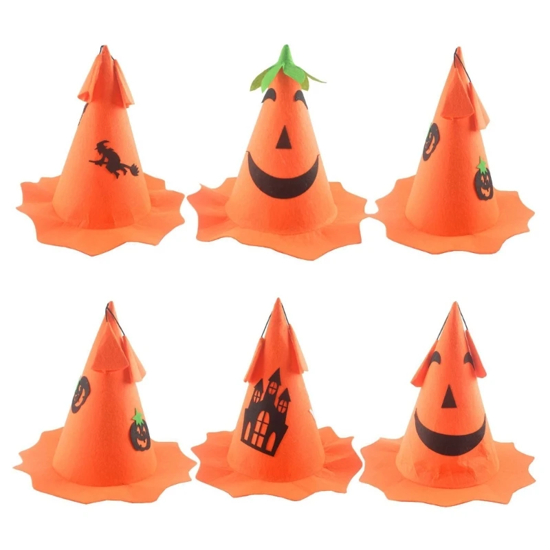 

Kids Witch Hats Masquerade Wizard Costume Cap Cosplay Halloween Props Party Decoration for Children Girls Boys Unisex Drop ship