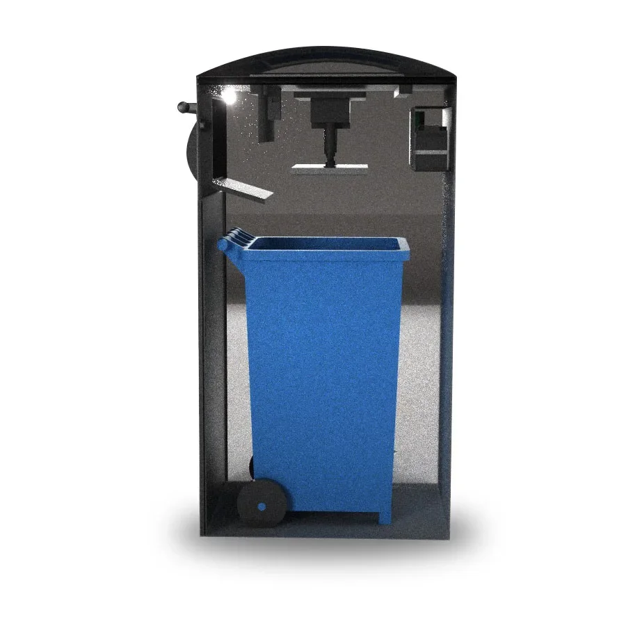 Solar Panel Equipped Smart Trash Compactors 3