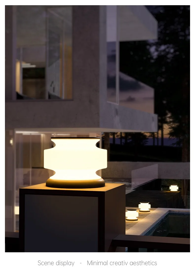 Description Picture 4 of itemBBD 2538 Waterproof IP65 Solar Powered Outdoor Light Led Lamp Landscape Street Light Exterior Garden Modern Decoration