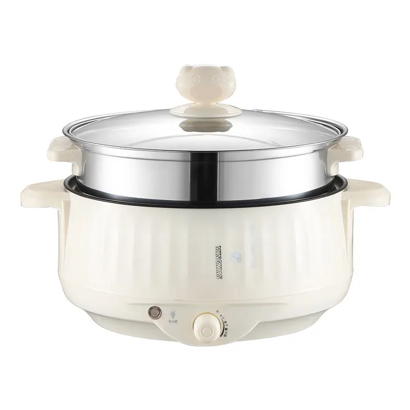 Electric rice cooker 1.7L multi-function electric hot pot dormitory hot pot cooking integrated electric steamer with steamer