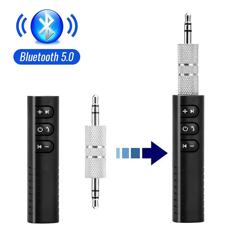 Car Wireless Bluetooth Receiver Adapter 3.5mm Jack For Car Music MP3 Audio Aux A2dp Headphone Bluetooth Reciever Handsfree calls bluetooth adapter bluetooth audio receiver bluetooth transceiver adapter audio adapter bluetooth aux adaptor