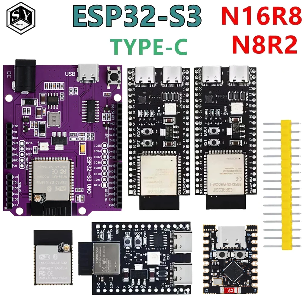 Generic Esp32-S3-Devkitc-1 Esp32-S3-N16r8 N8r2 Uno Wifi Bluetooth ...
