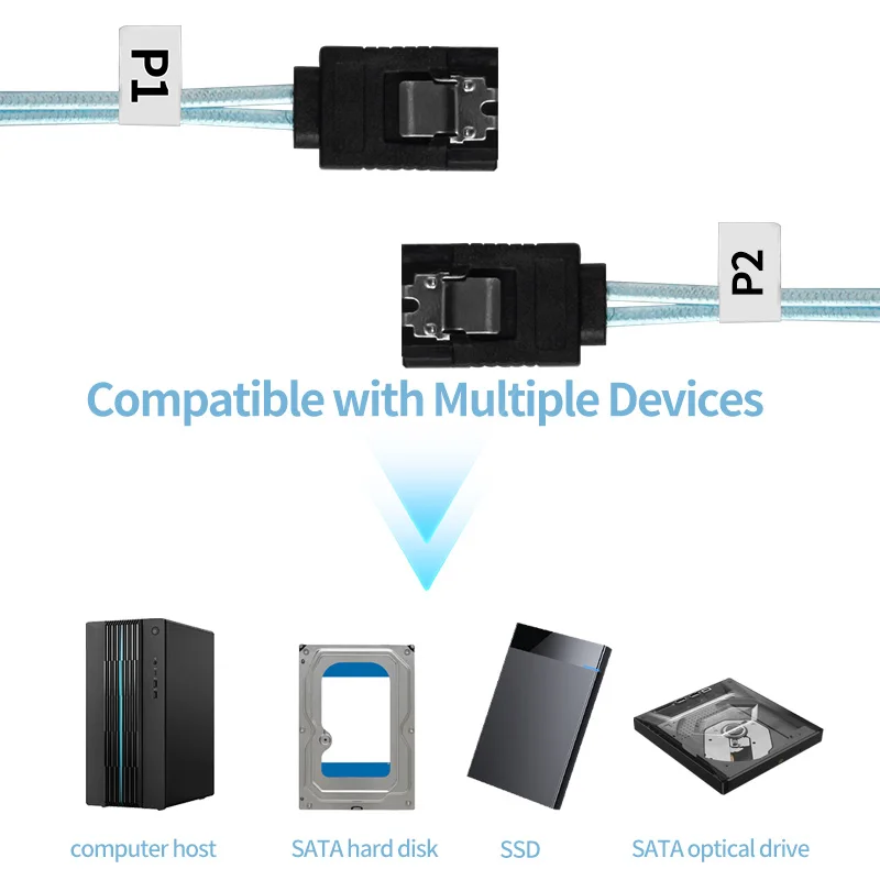 4/6 개/대 Sata-Sata 케이블 6 포트/세트 날짜 케이블 7 핀 Sata Sas 케이블 6Gbps Sata-Sata HDD 케이블 코드 서버 마이닝 용