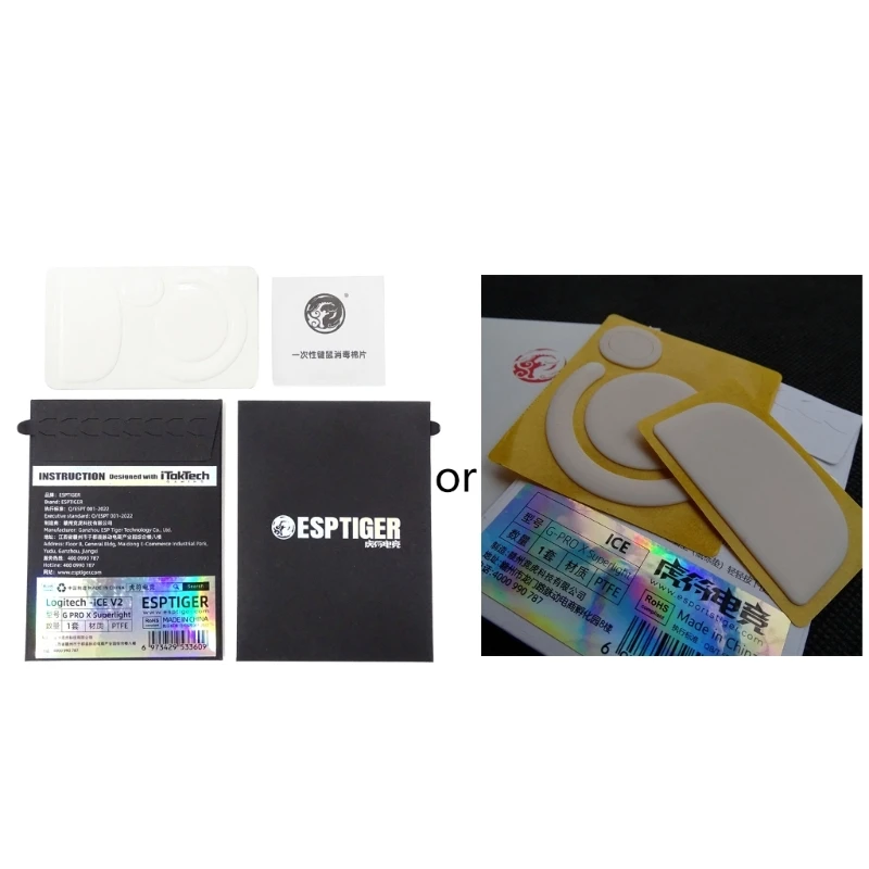 Per Logitech G Pro X Superlight Mouse Skates Piedi 1 Confezione Piedini Di Ricambio Per Mouse