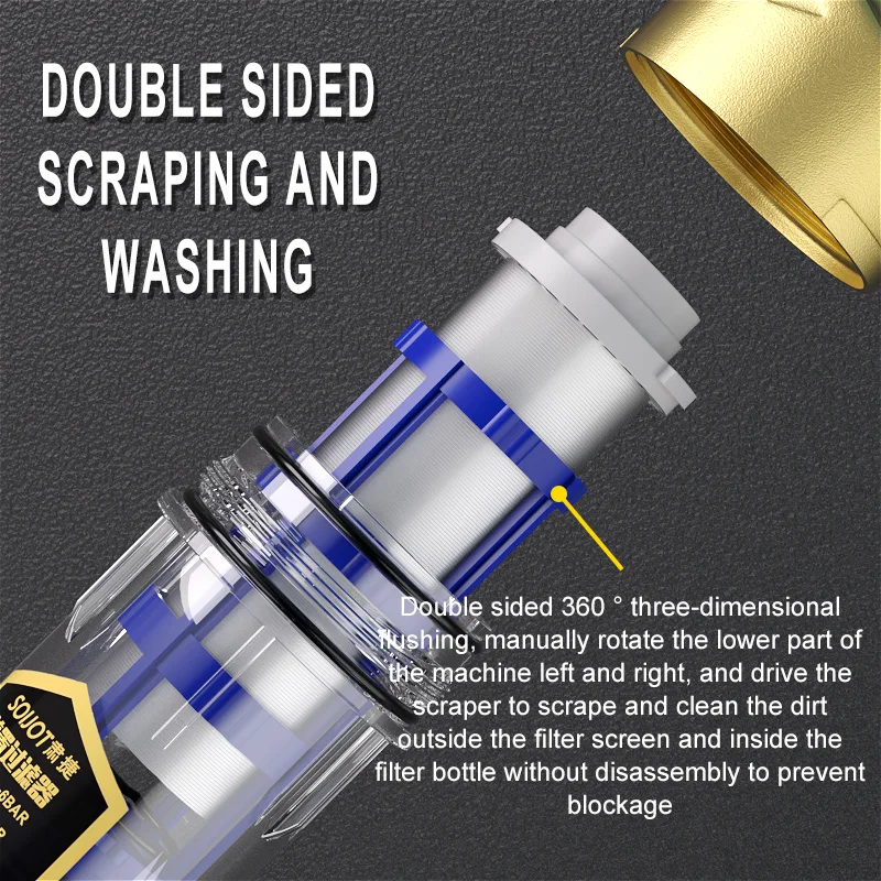 Pre Filter Backwash Stainless Steel Mesh Purifier Central Prefilter Water Filter Sediment Filtration Whole House Water