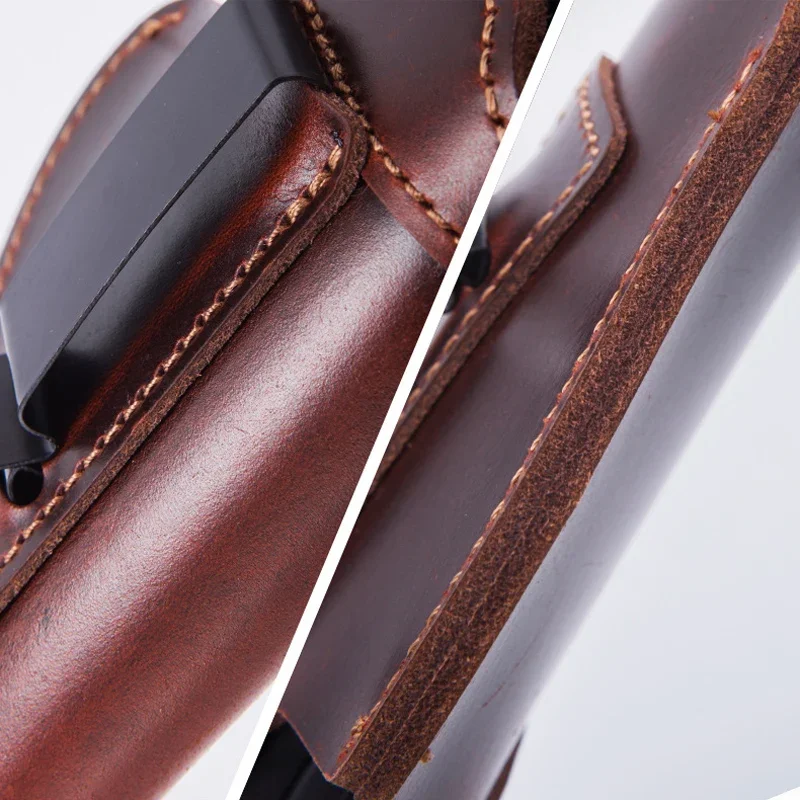 1911 Leather Pistol Holster Glock 19 Berretta 92 P226 P229 9MM Pistol PM Hunting Universal Leather Case pistol holster gun holster hunting holster