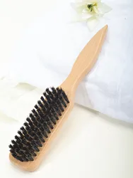 Premium Boar Bristle Hair Brush - Unisex Fragrance - Free Styling Brush (Pointed tail)