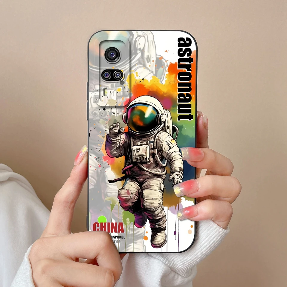 Cute Panda Dog & Floral Liquid Shell Soft Protective Luxury Case - Vibrant Design Cover