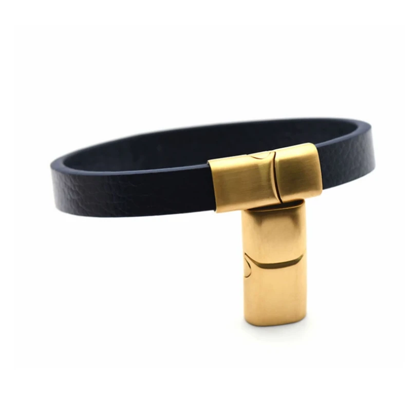 가죽 끈 팔찌 DIY 주얼리 제작용 스테인리스 자석 클라스프 10개, 구멍 크기 12*6mm 10*5mm 8*4mm 자석 버클