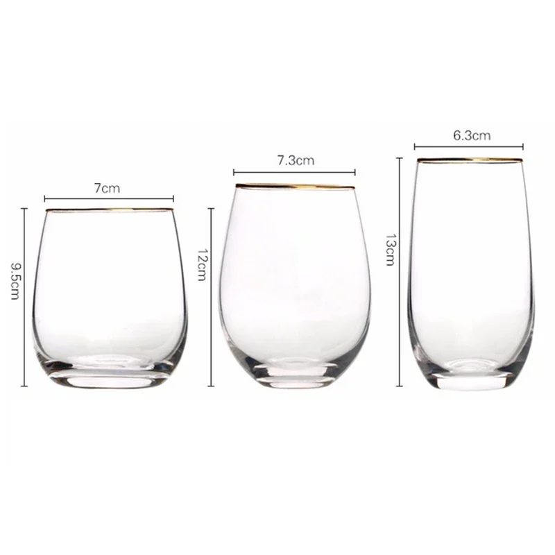 Glass Cocktail Whiskey Wine Juice Cups Barware