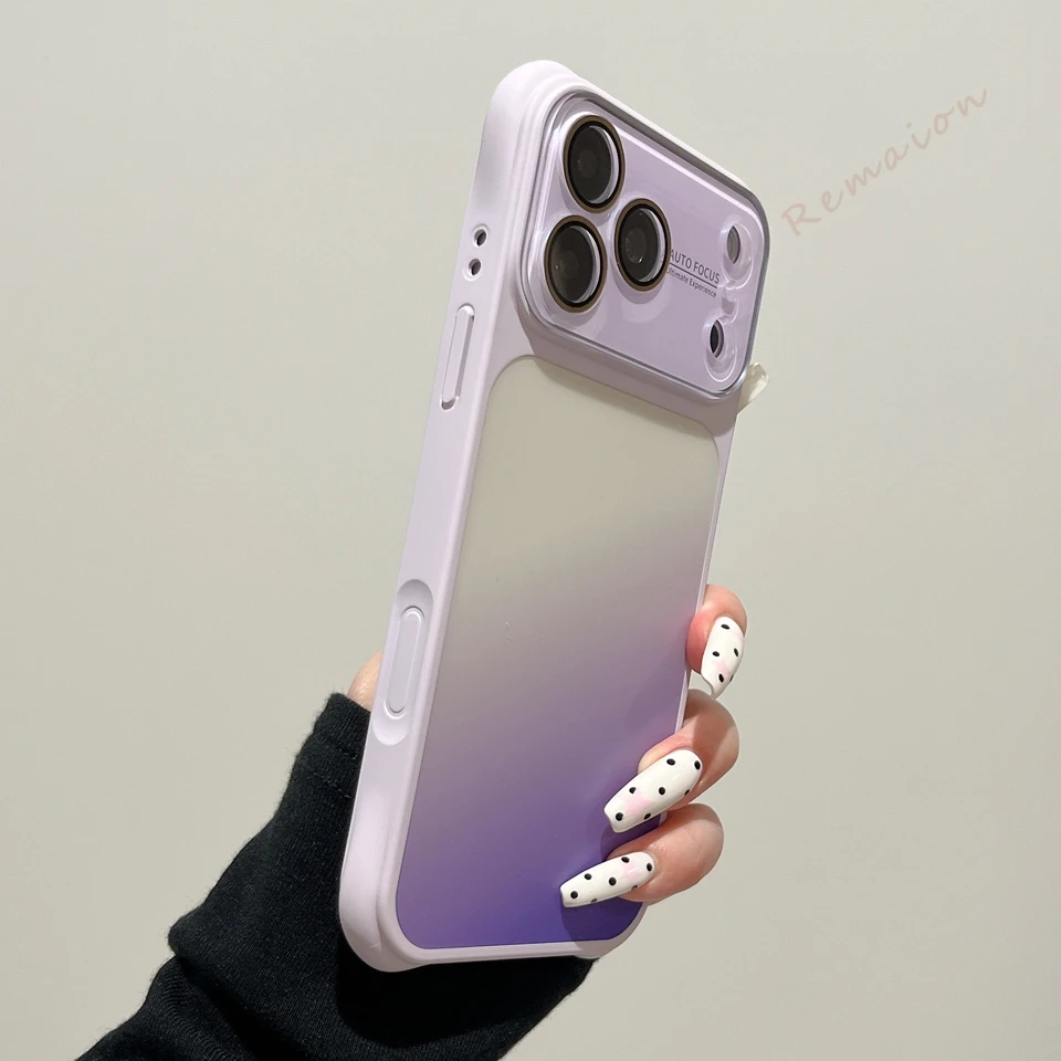 Luxury Gradation Phone Case For Iphone Pro Max Shockproof Cover_voghion.com