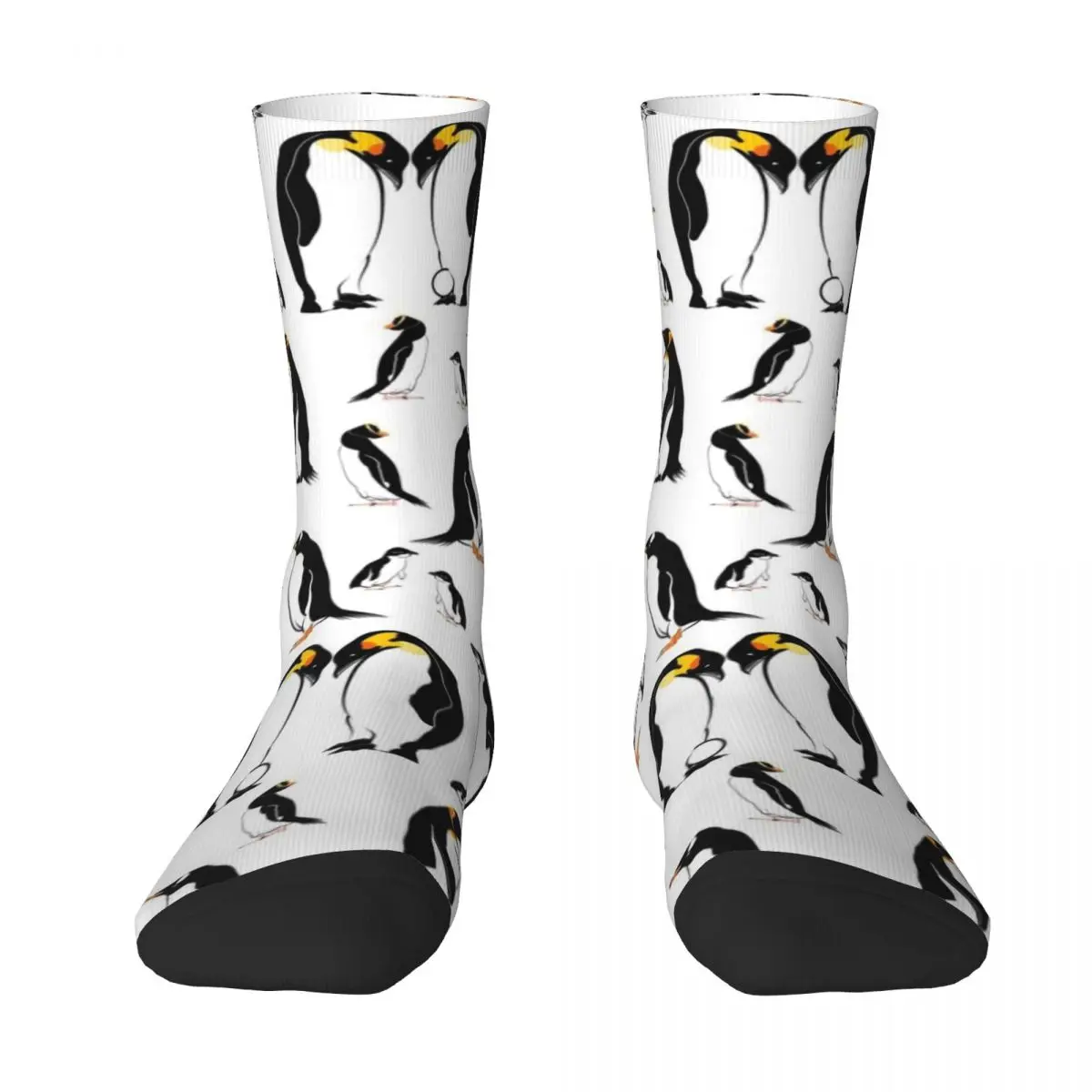

Носки с рисунком пингвина, носки для пола и тенниса в стиле хип-хоп для мужчин и женщин