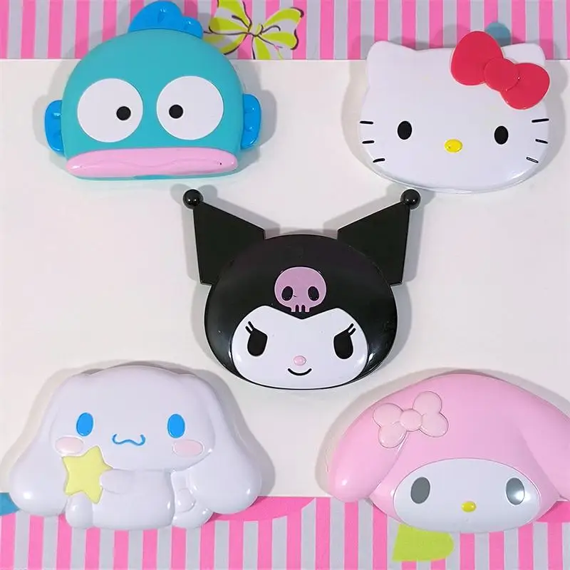 

Sanrio мультфильм My Melody Cinnamoroll Милая Мини Портативная Расческа Зеркало Набор Kawaii аниме макияж инструменты для девочек подарок на день рождения
