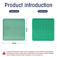 1PCS 10x10 10x15 10x22 12x18cm Single Side PCB Prototype Board DIY Universal Printed Circuit Boards 10*10 10*15 10*22 12*18cm - Image 2