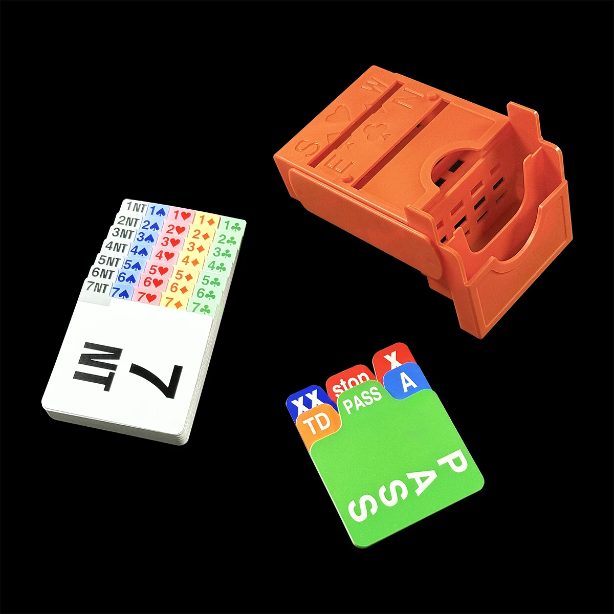 異なる色の選択ブリッジ トランプ 4 枚セット、ブリッジ ビッディング