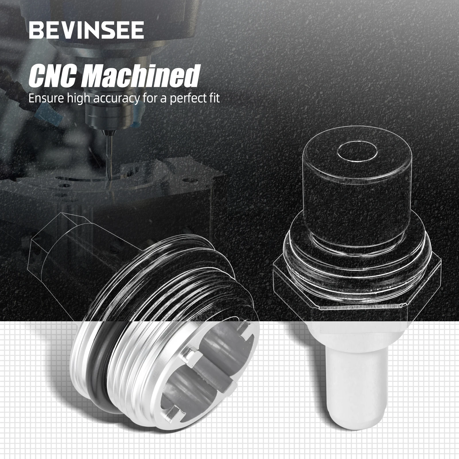 Premium Aluminum PCV Valve/Cover