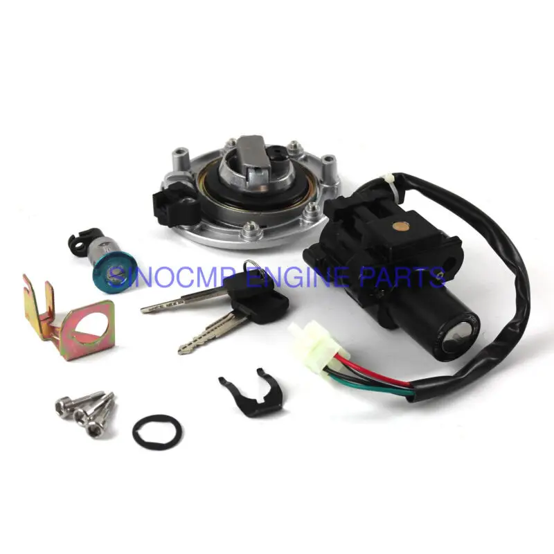 Bouchon De Réservoir Avec Interrupteur D'allumage Pour Honda CBR1000RR, CBR600RR, CB1000R (2008-2016) - Aluminium, 2 Clés