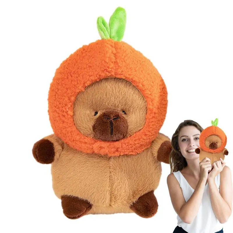 Capybara Plush Soft Capybara Plushie Cute Capybara Stuffed Animals Super Soft Capybara Plushie Pillow Doll Gifts for Girls Boys